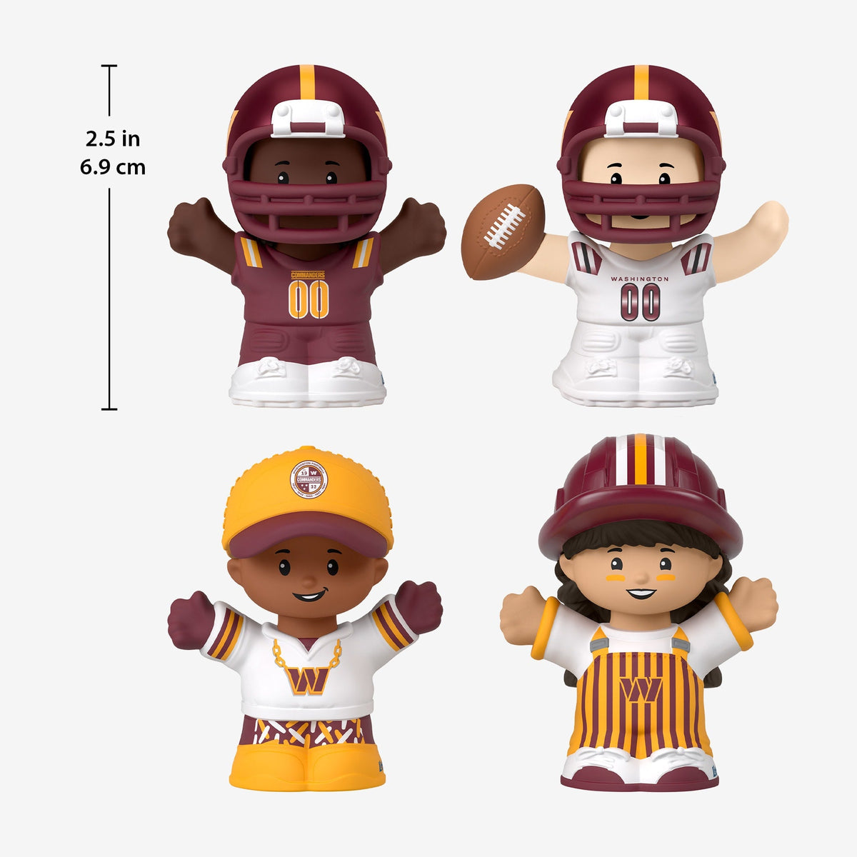 Little People Collector x NFL Washington Commanders Set