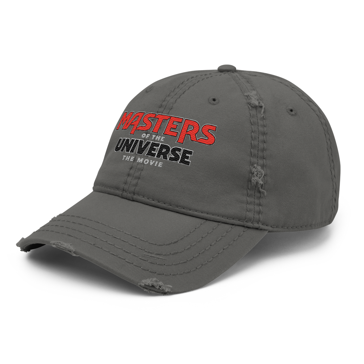 Masters of the Universe The Movie Logo Grey Dad Hat