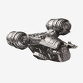 Hot Wheels Star Wars Razor Crest Starship