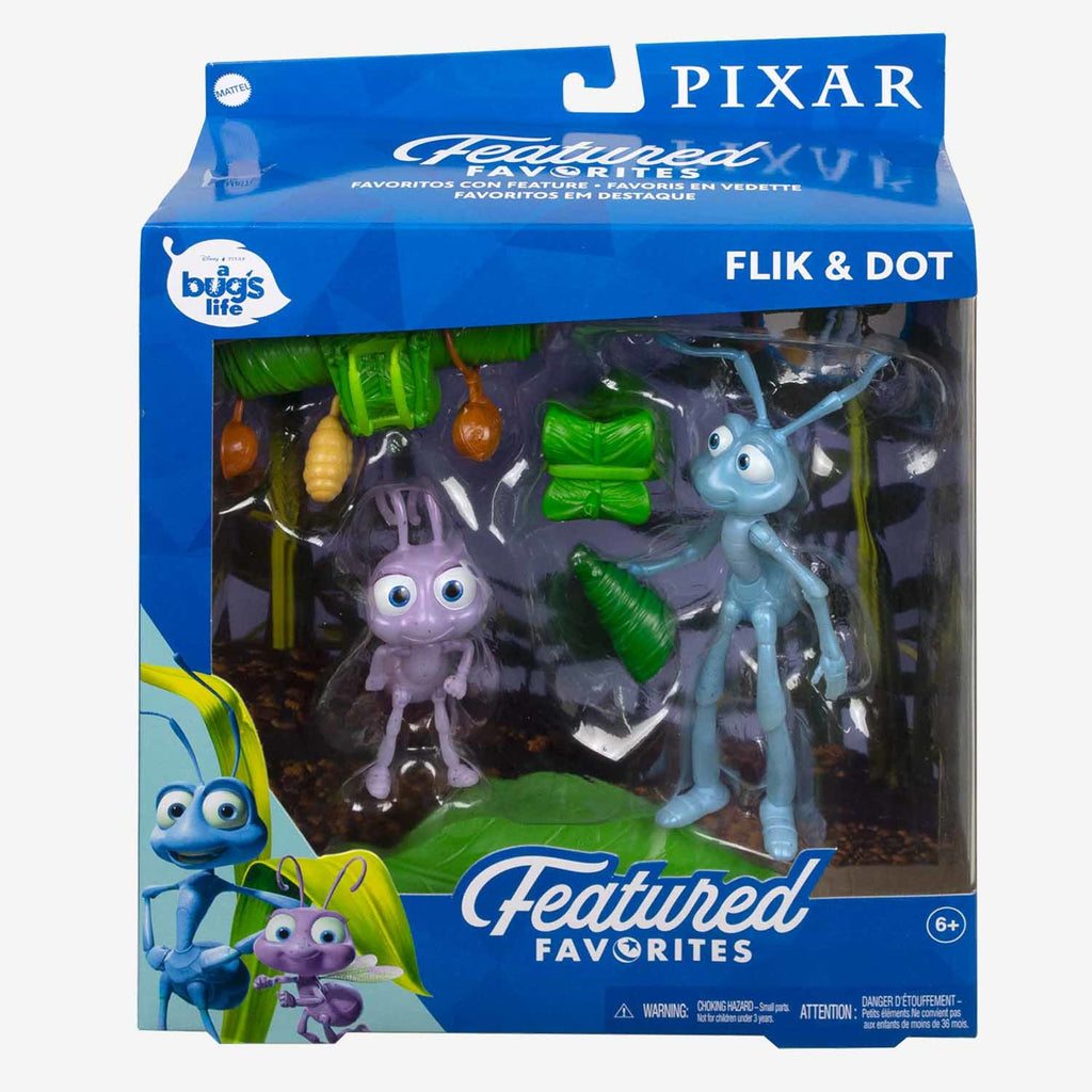 Pixar Featured Favorites Flik & Dot A Bug’s Life Figures