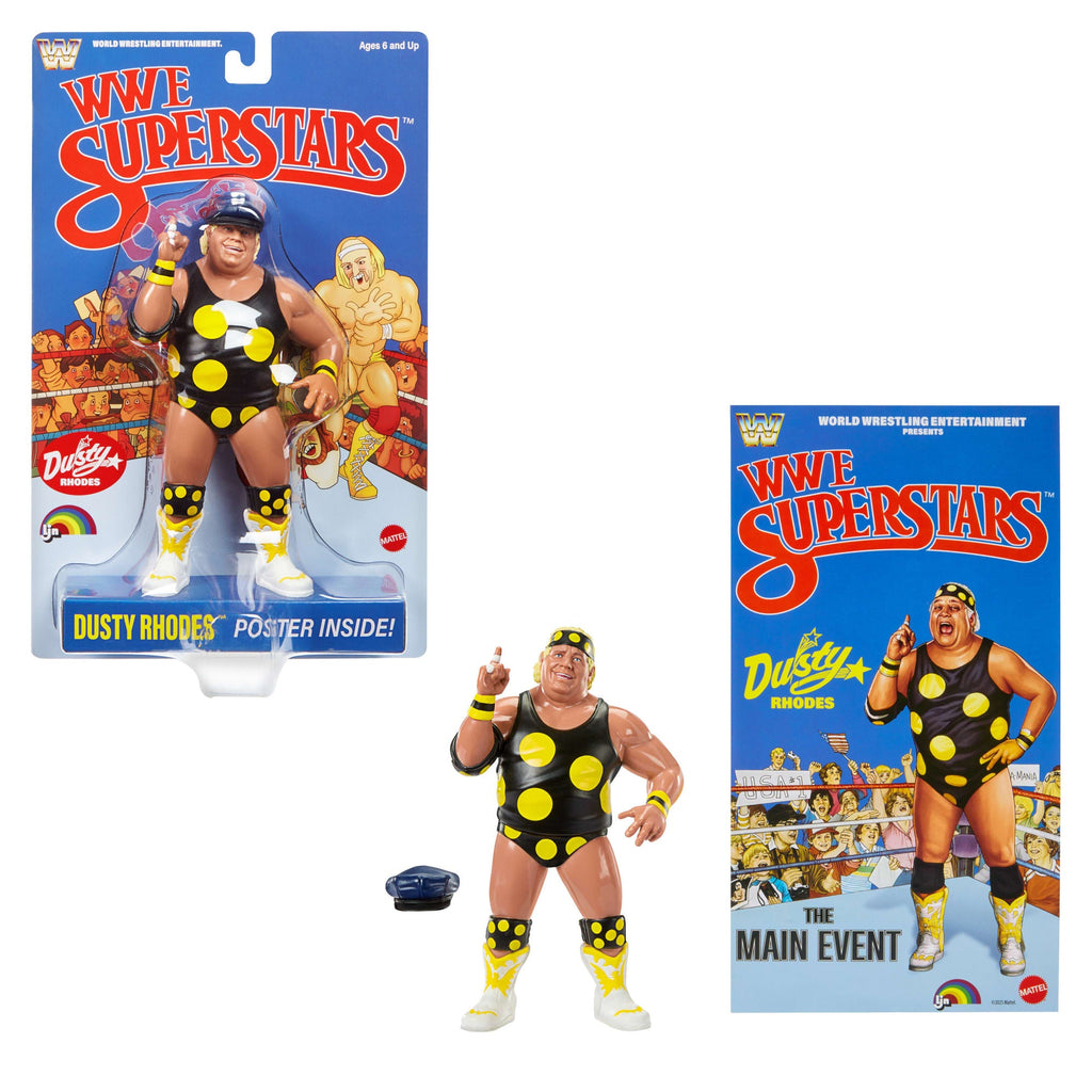 LJN  WWE Superstars Dusty Rhodes Action Figure