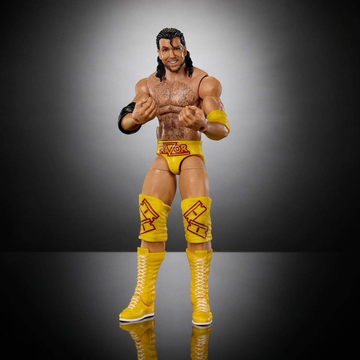 WWE Monday Night War Elite Collection Razor Ramon Action Figure & Dusty Rhodes Build-A-Figure Parts