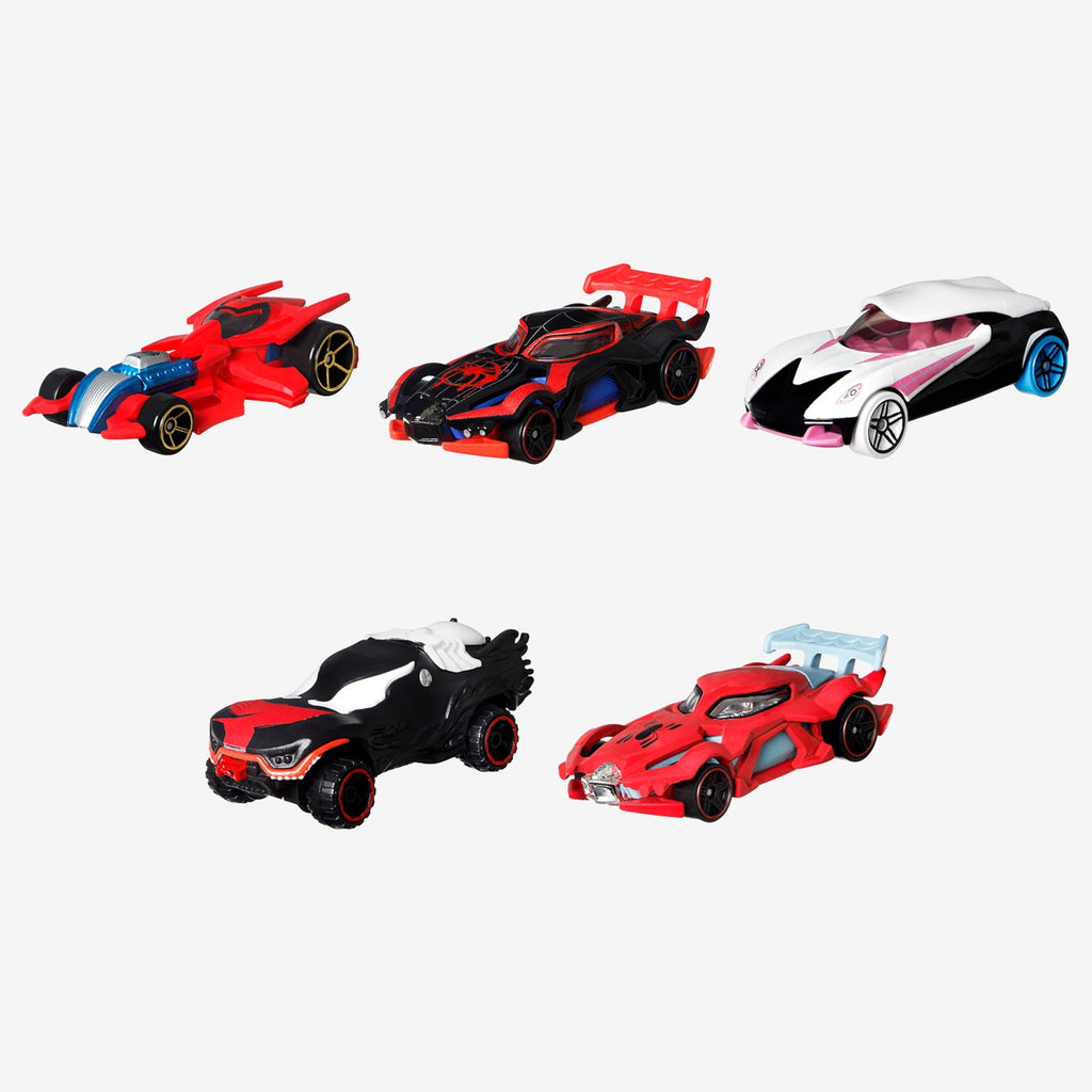 Hot Wheels Character Cars Spider-Man 5-Pack