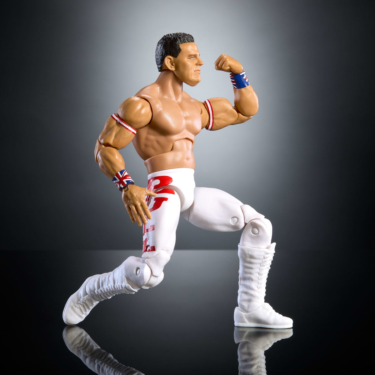 WWE Elite Collection Monday Night War British Bulldog Action Figure & Plus Golga Build-A-Figure Parts