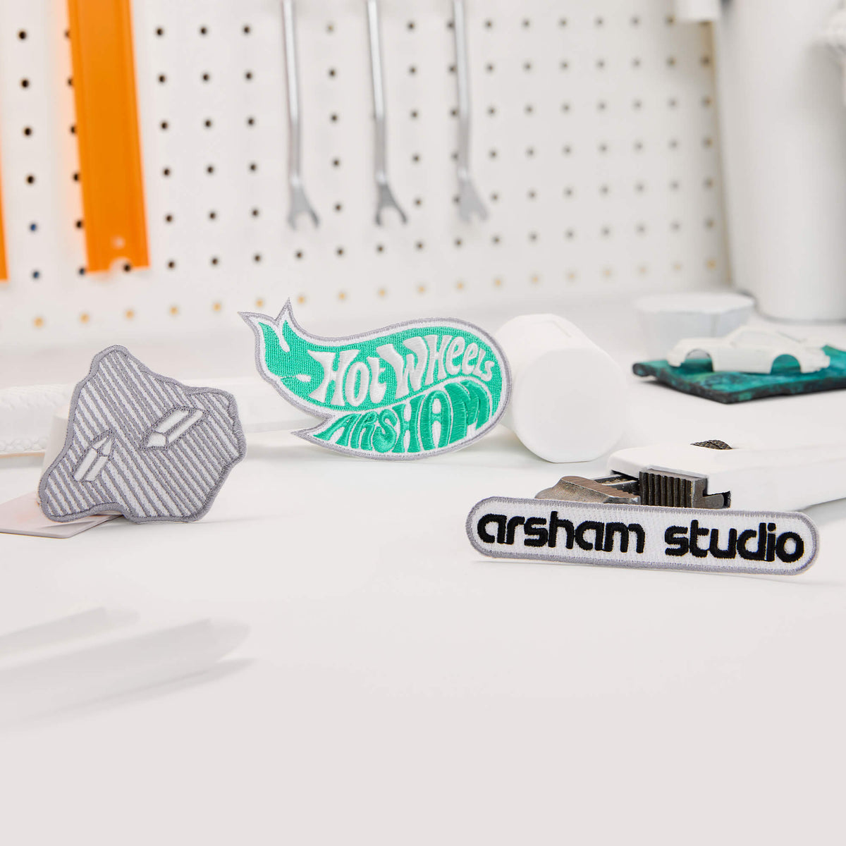 Hot Wheels x Daniel Arsham Patches & Sticker Set