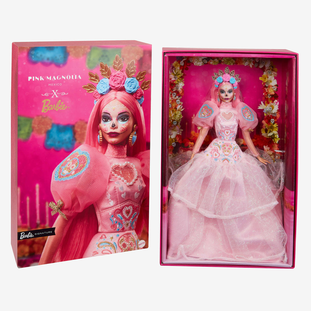 2023 Día De Muertos Barbie x Pink Magnolia Doll