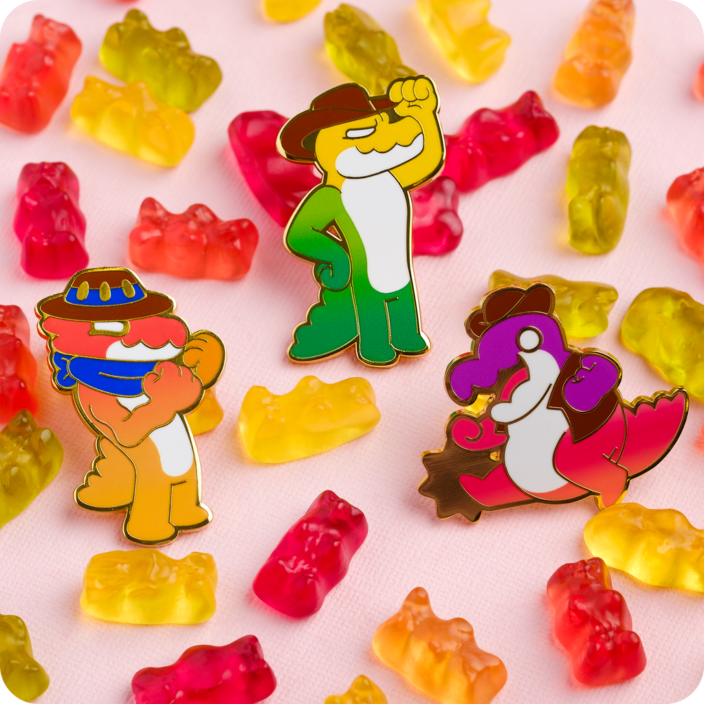 Candy Bandit Pins
