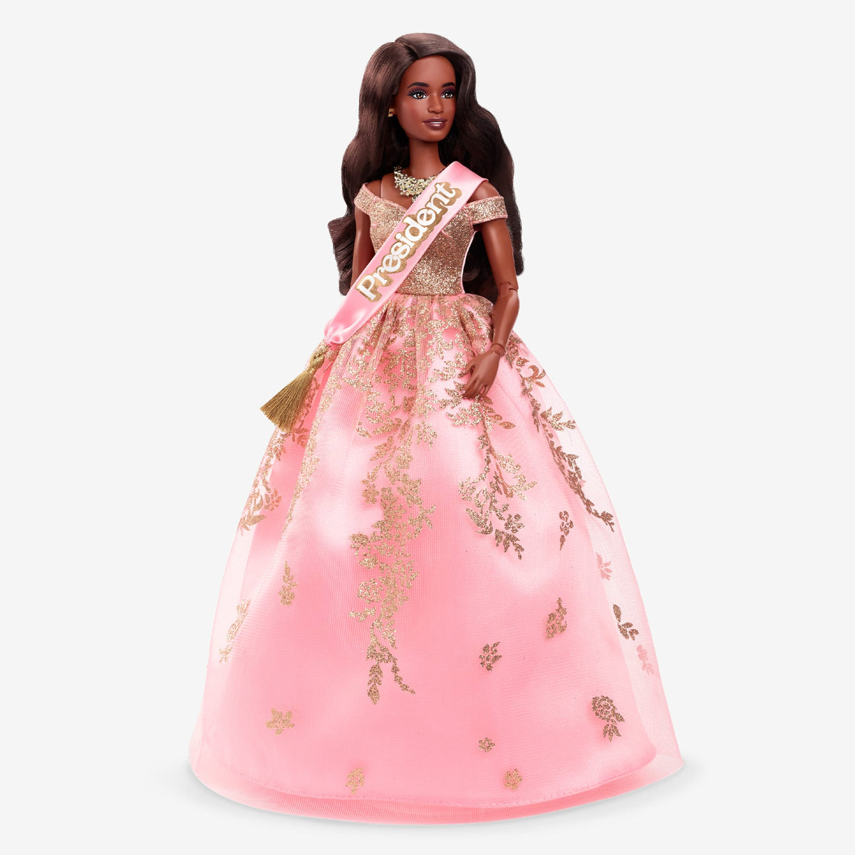 President Barbie in Pink and Gold Dress – Barbie The Movie