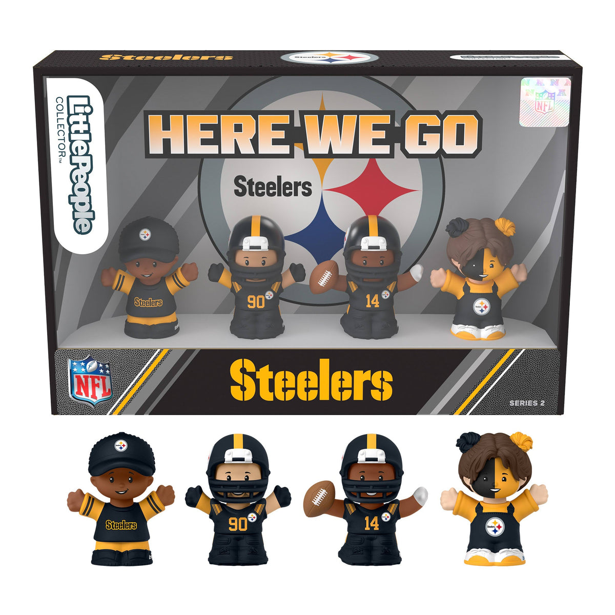 Little People Collector Pittsburgh Steelers Alternate Jersey Figure Set