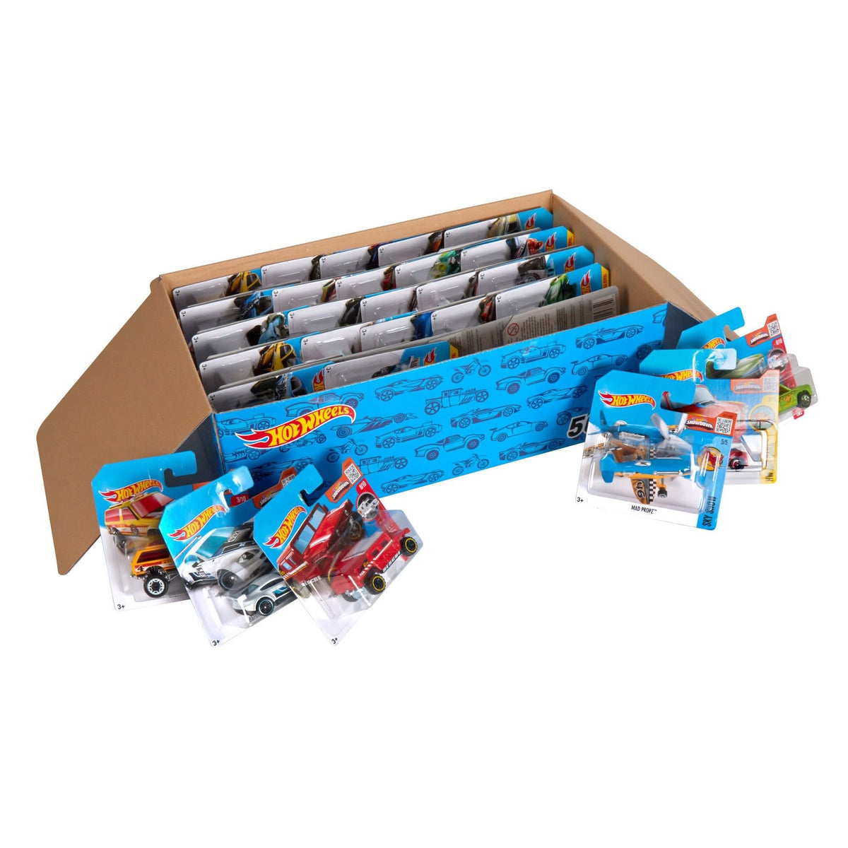 Hot Wheels Mainline 100-Car Case Pack