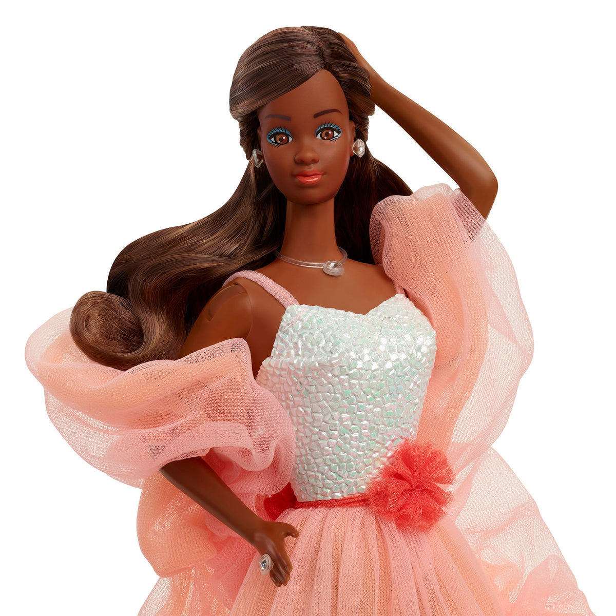 Peaches ‘n Cream Barbie Doll, Brown Hair