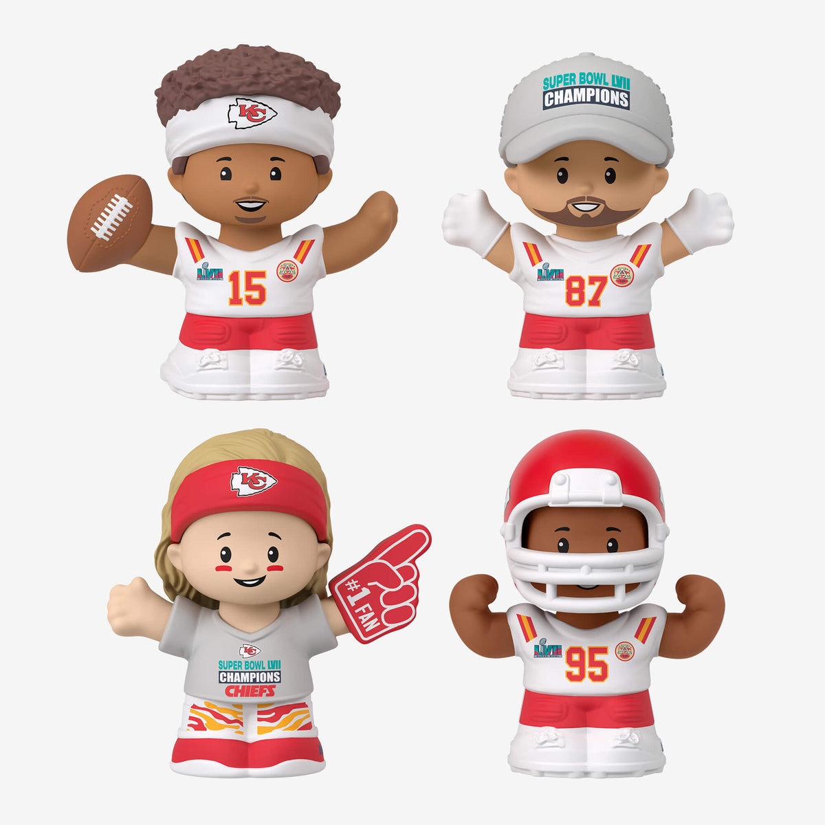Little People Collector Super Bowl LVII Champions Set Kansas City Chiefs