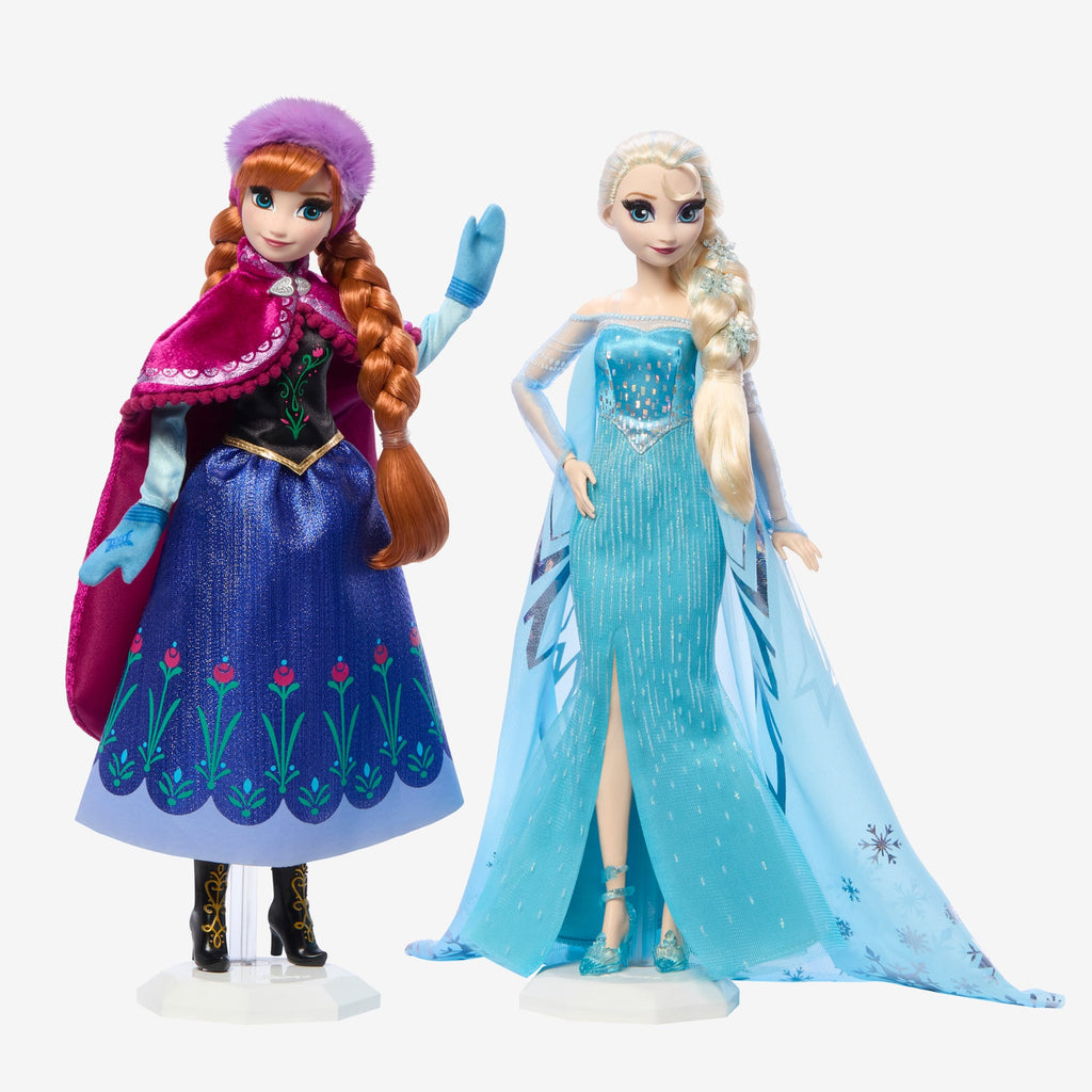 Disney100 Frozen Anna and Elsa Collector Dolls