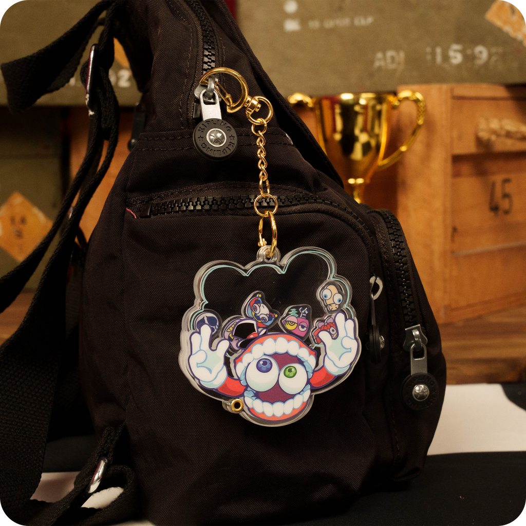 Caine Shaker Keychain
