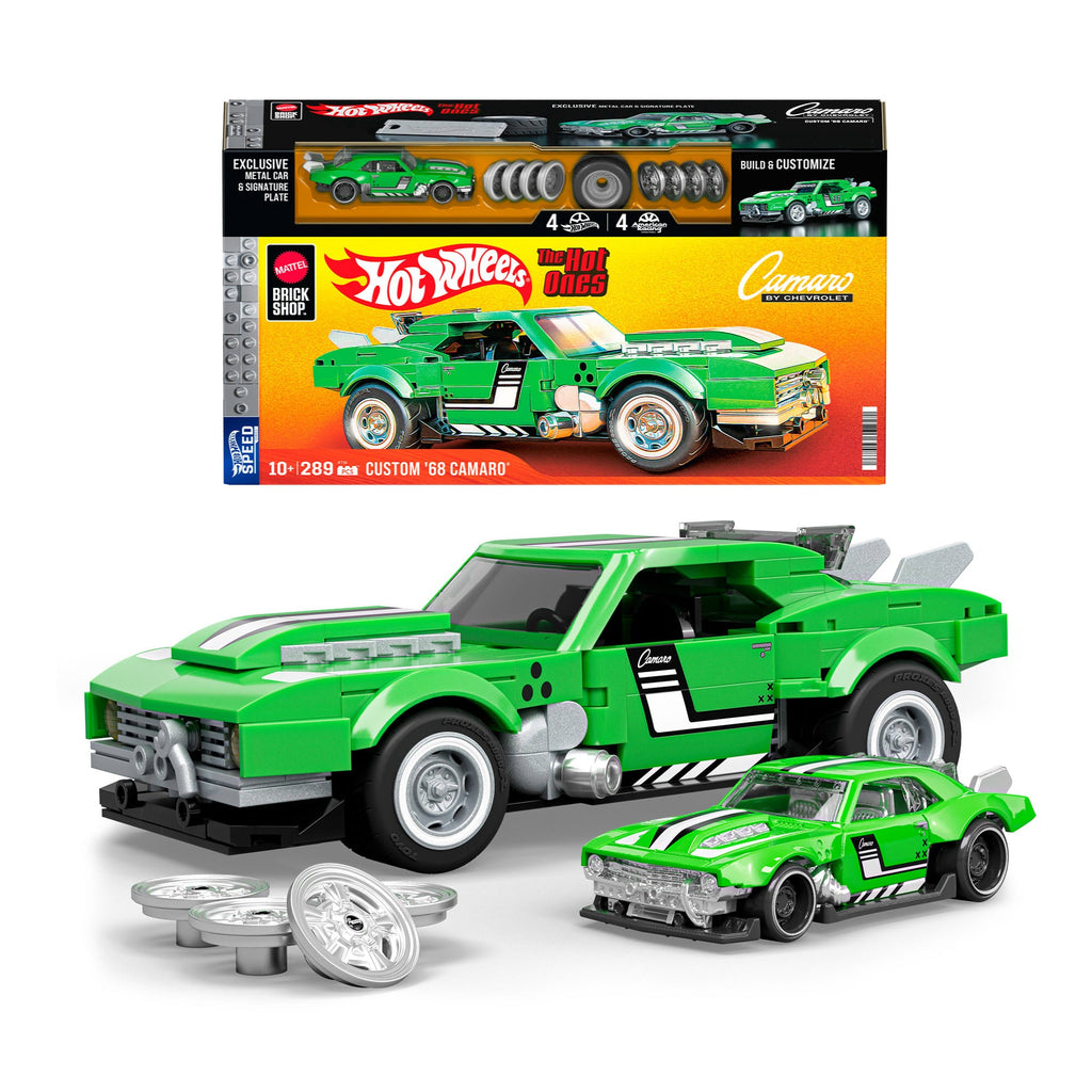 Mattel Brick Shop Hot Wheels Custom ’68 Camaro Building Set