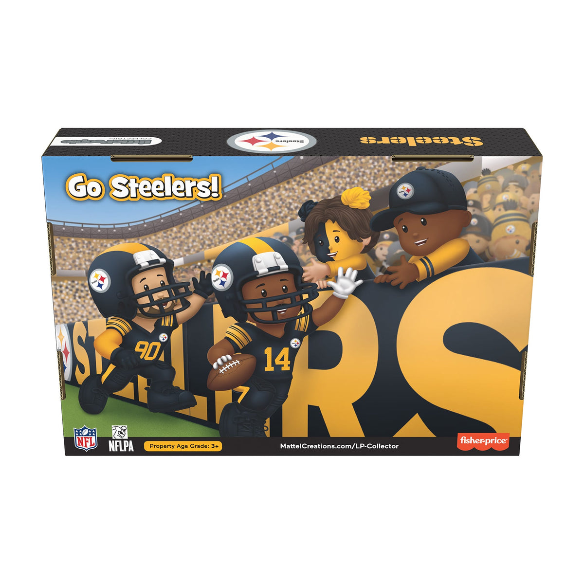 Little People Collector Pittsburgh Steelers Alternate Jersey Figure Set