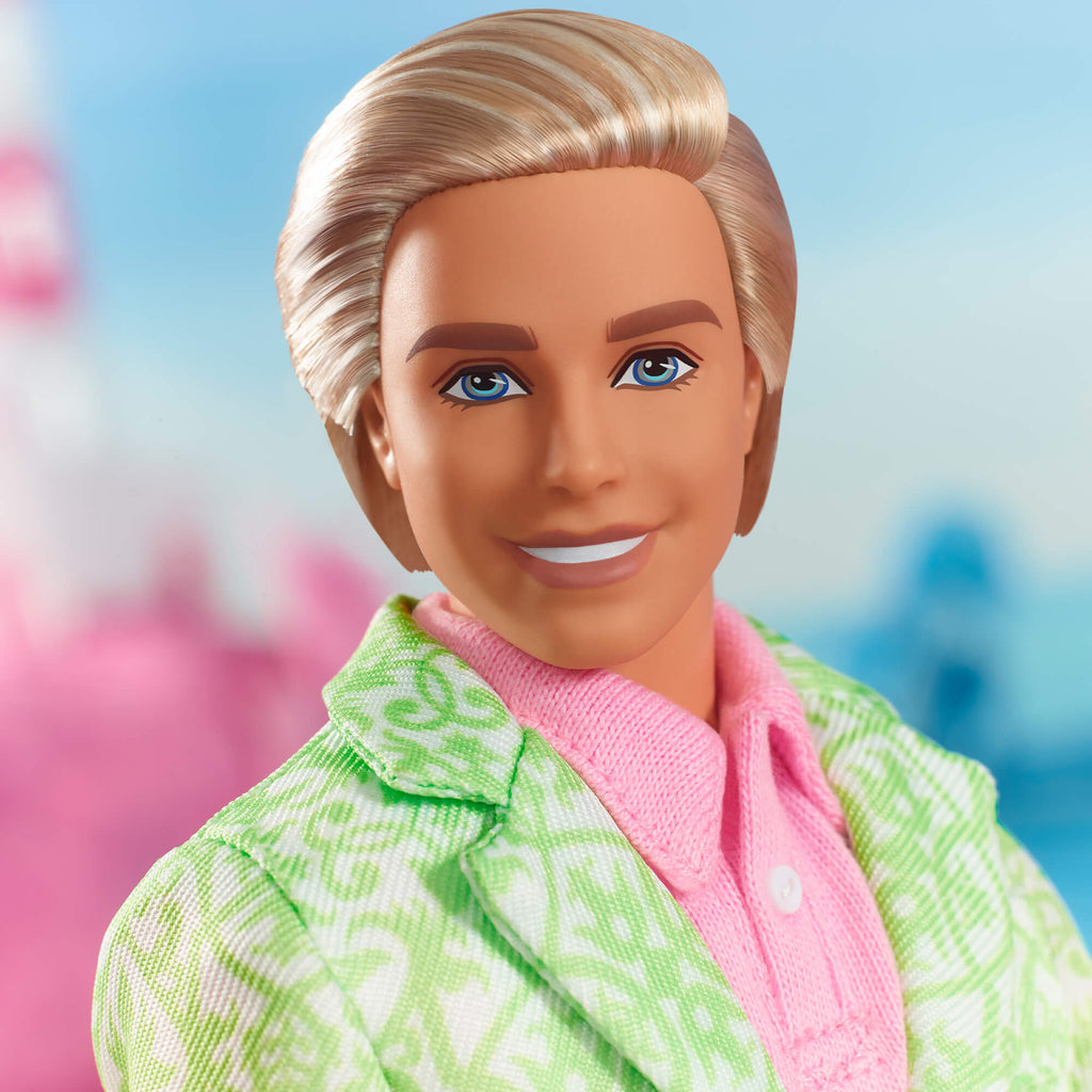 “Sugar’s Daddy” Ken Doll in Pastel Suit With Dog – Barbie The Movie