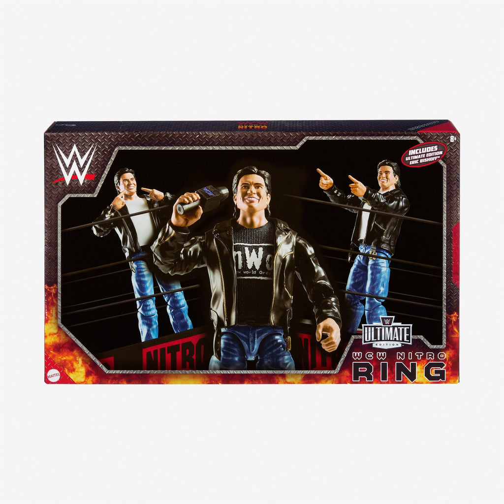 WWE Ultimate Edition WCW Monday Nitro Ring w/ Eric Bischoff