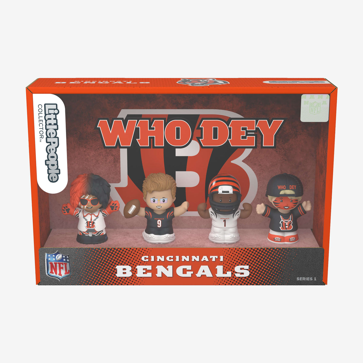 Little People Collector x NFL Cincinnati Bengals Set