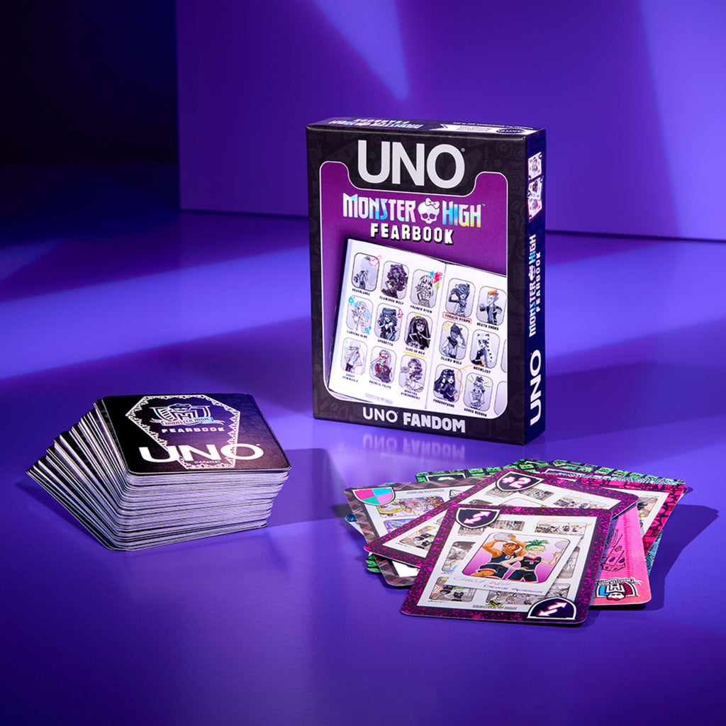UNO Fandom Monster High Fearbook Deck