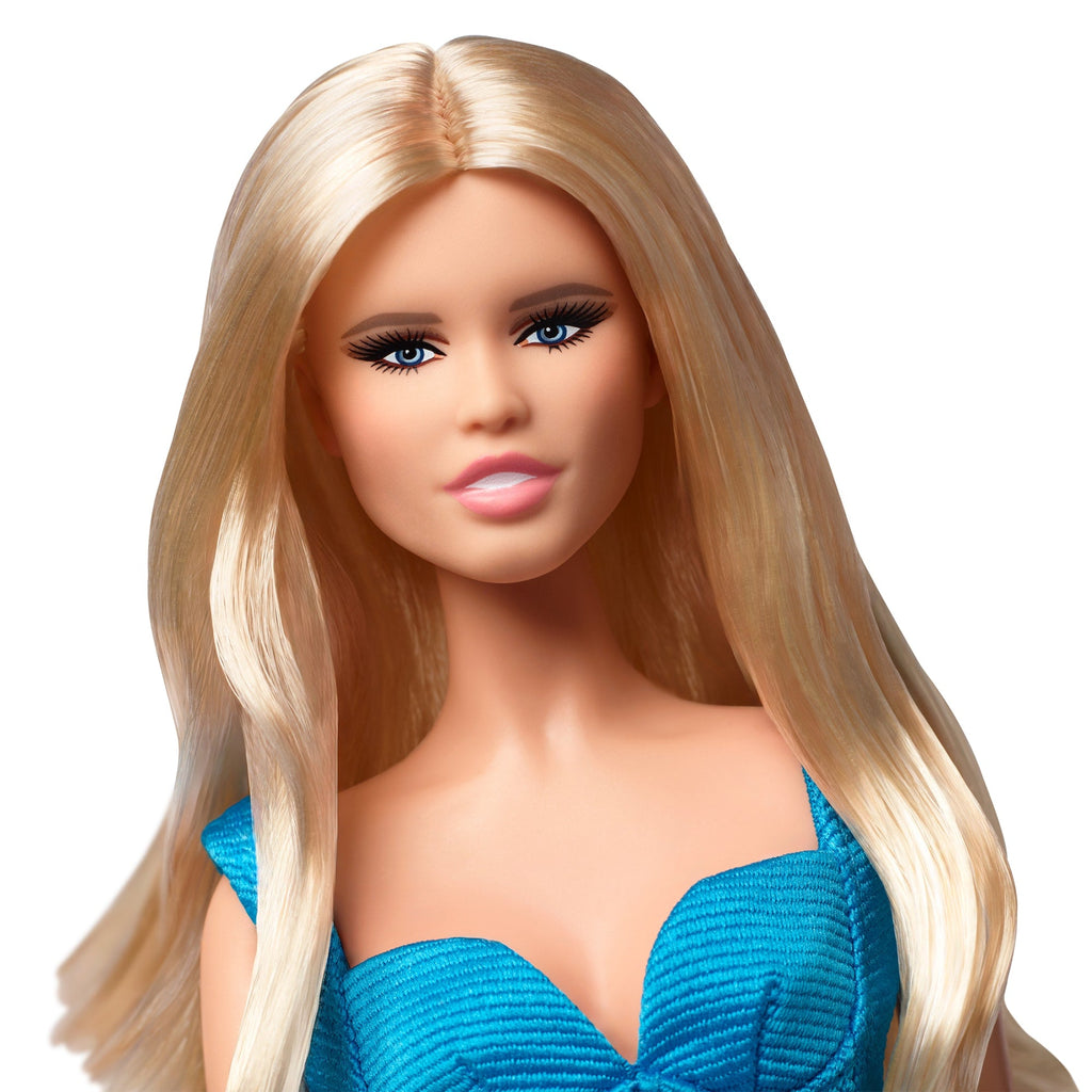 Claudia Schiffer Supermodel Barbie Doll in Versace Gown | Mattel Creations
