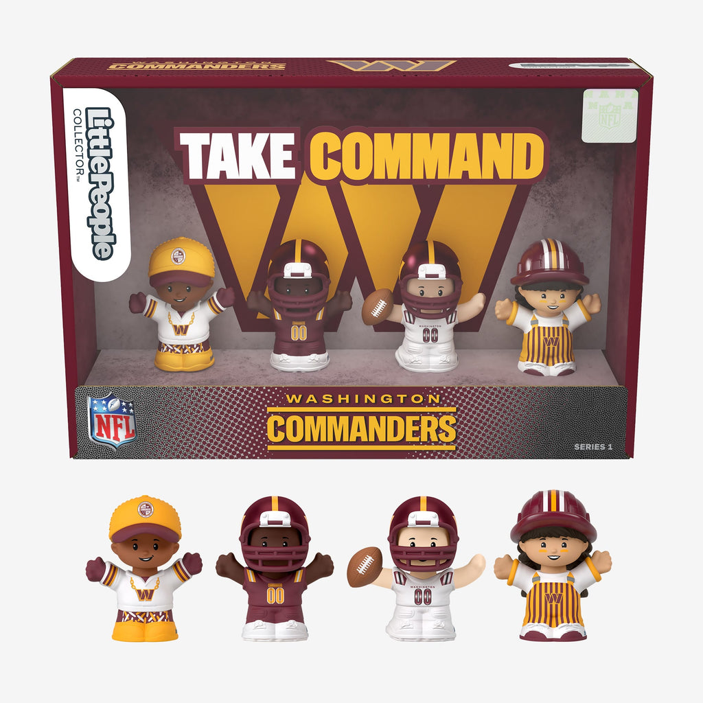 Little People Collector x NFL Washington Commanders Set