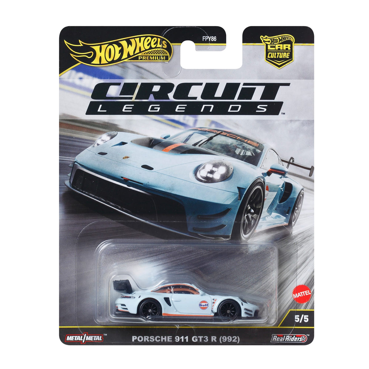 Hot Wheels Premium Car Culture Circuit Legends Porsche 911 GT3 R (992)