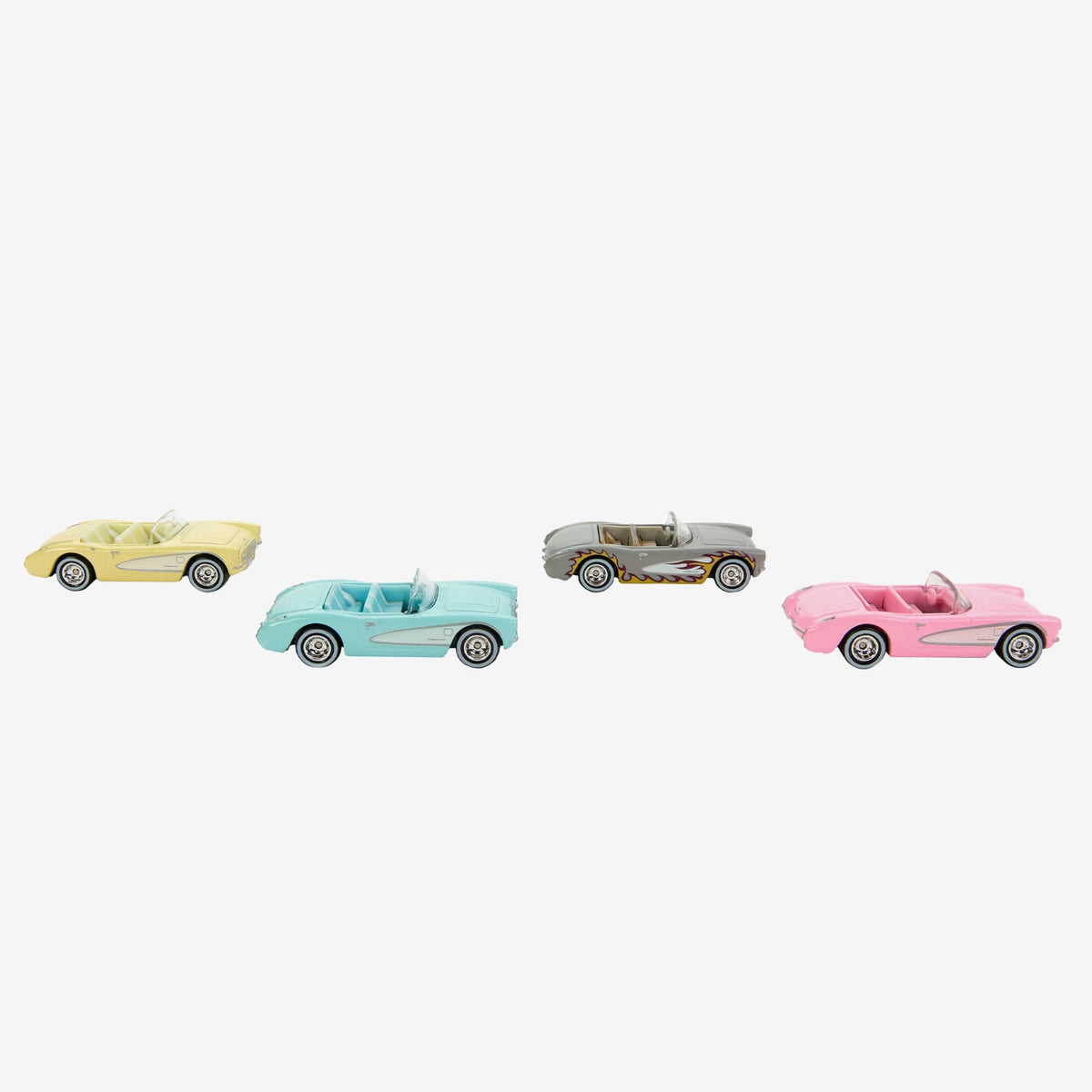 Barbie The Movie Hot Wheels Corvette 4-Pack