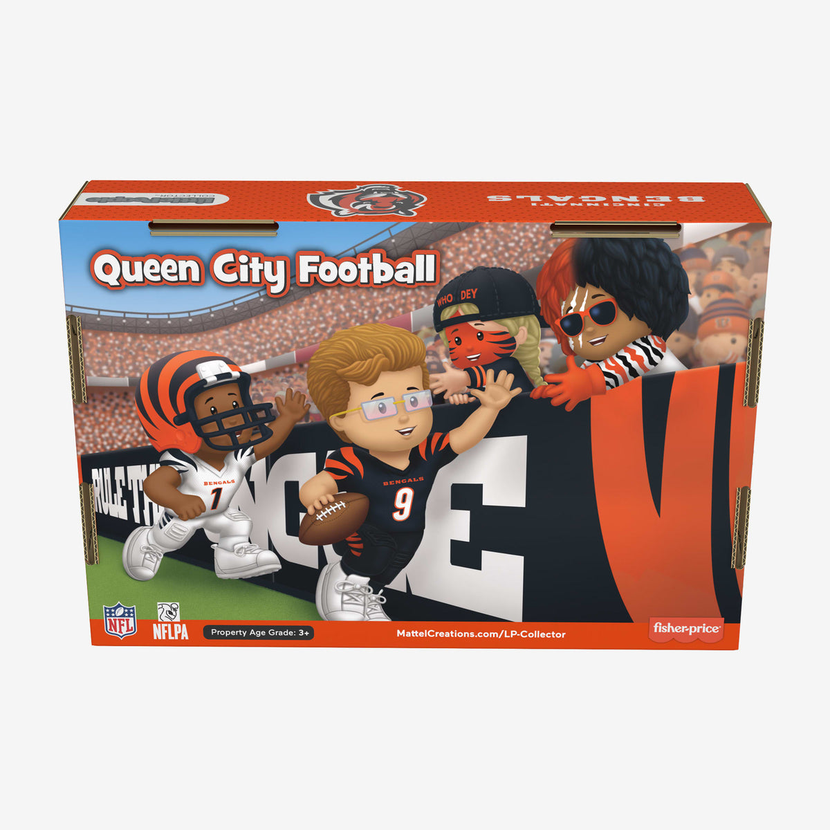 Little People Collector x NFL Cincinnati Bengals Set