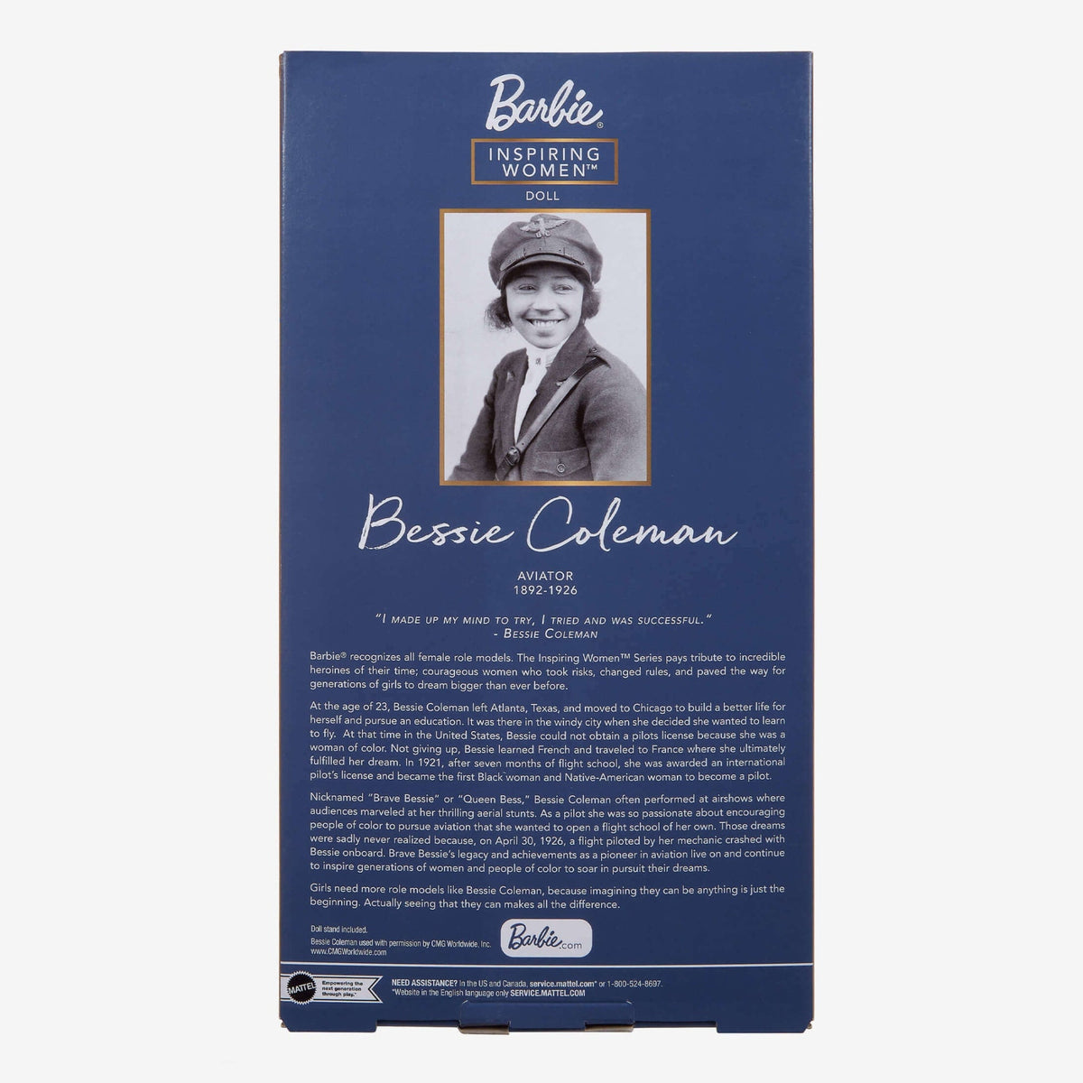 Barbie Inspiring Women Bessie Coleman Doll