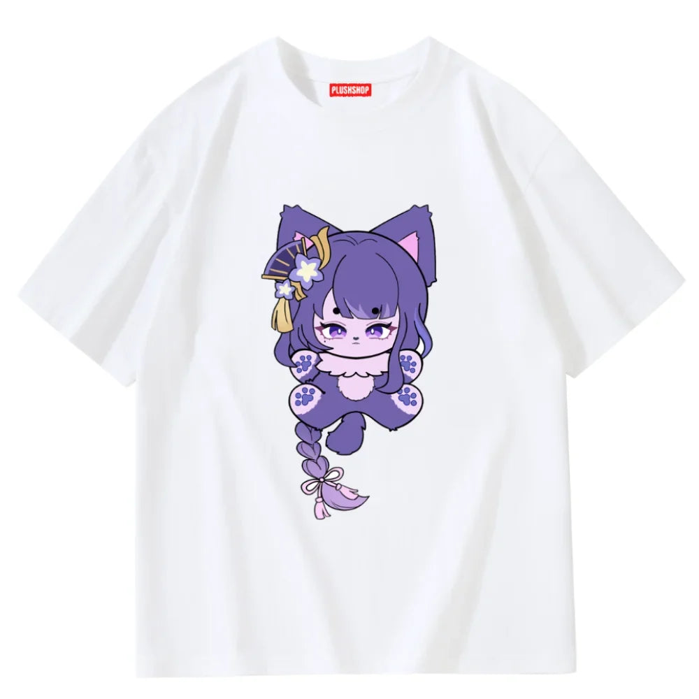 Raiden Meow Creative Hoodie/T-shirt Genshin