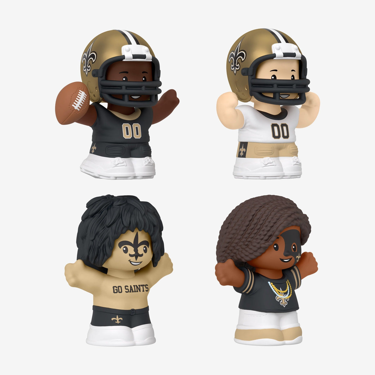 Little People Collector x NFL New Orleans Saints Set