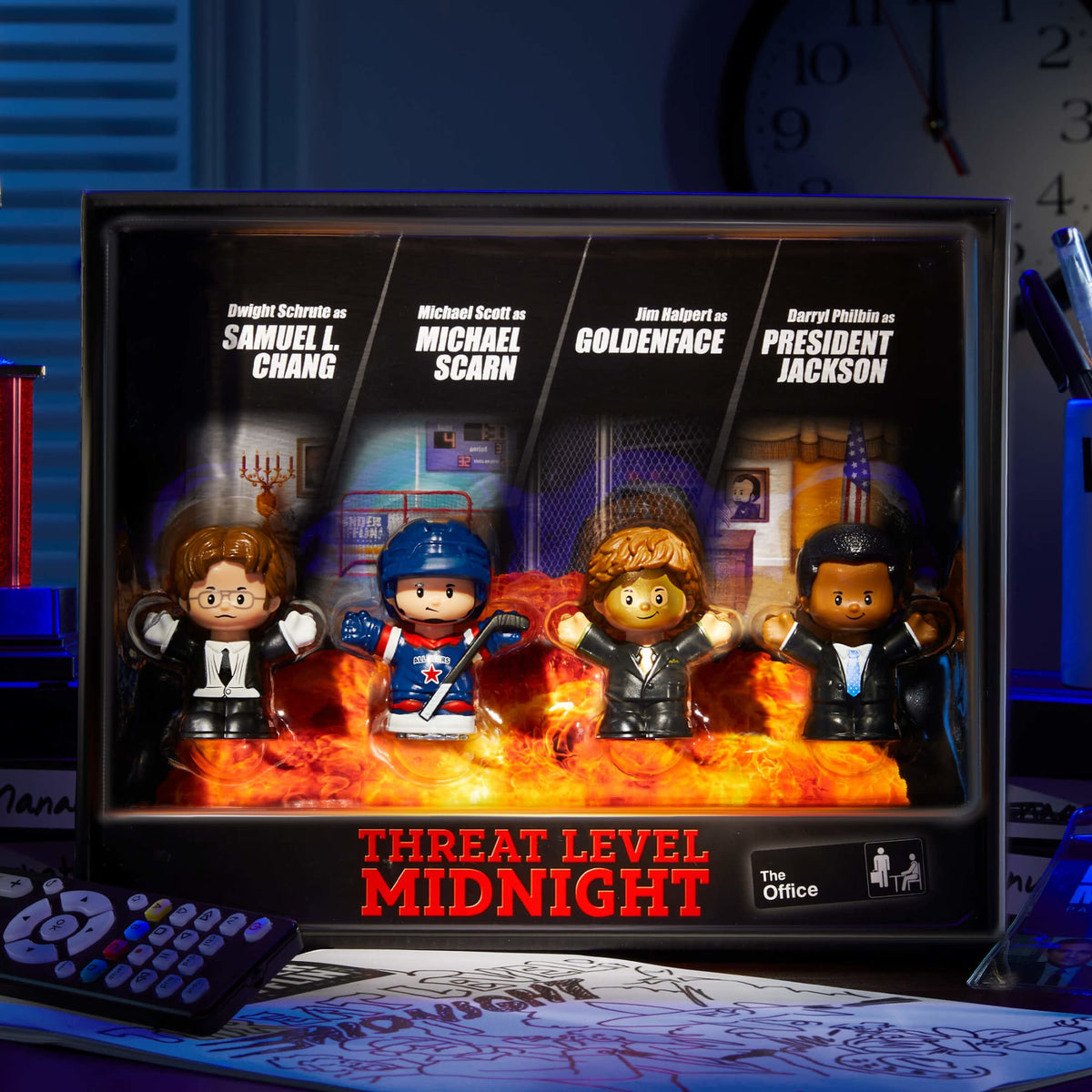 Little People Collector The Office Threat Level Midnight Set