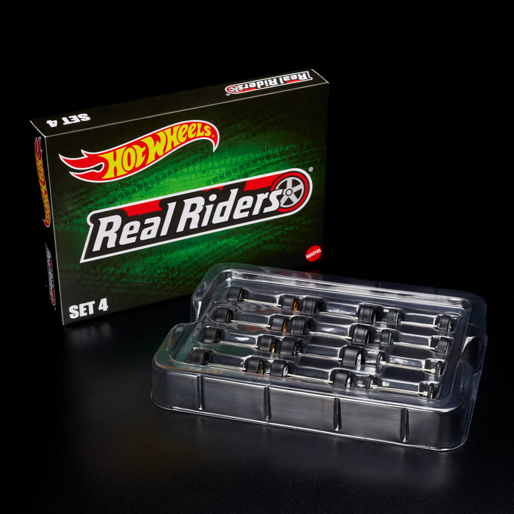 Hot Wheels RLC Exclusive Real Riders Wheels Pack – Set 4