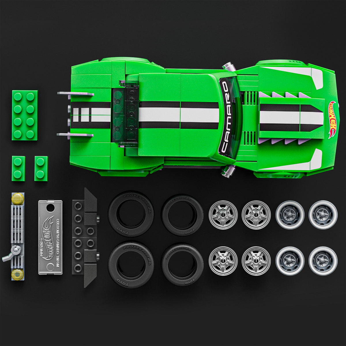 Mattel Brick Shop Hot Wheels Custom ’68 Camaro Building Set