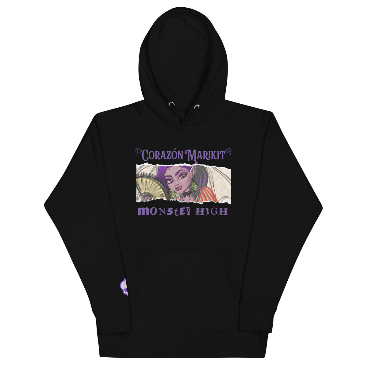Monster High Corazon Marikit Black Hoodie