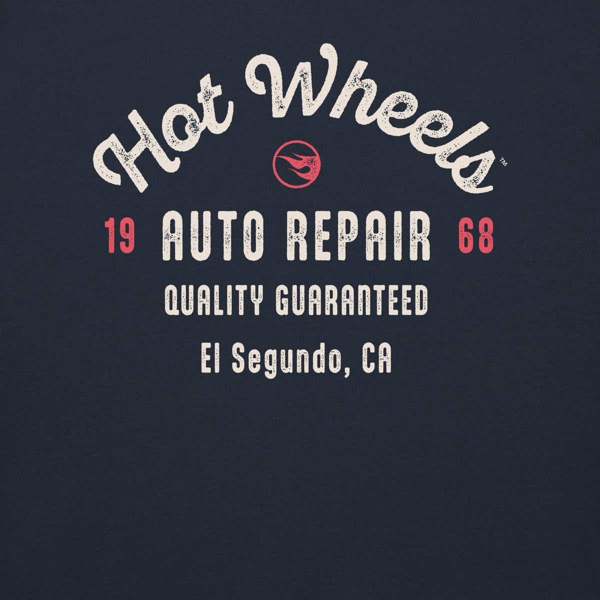 Hot Wheels Customizable Auto Repair Mechanic Navy Hoodie
