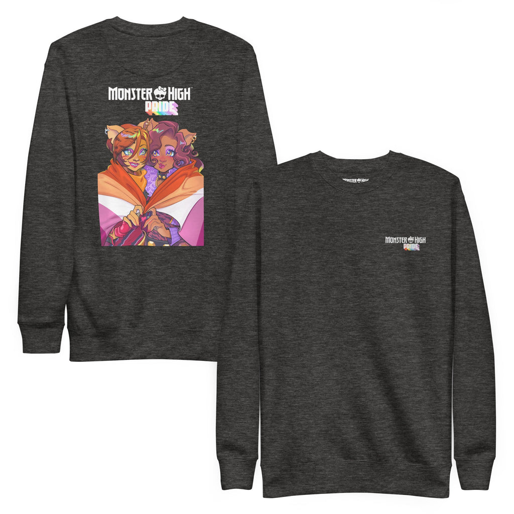 Monster High Pride Toralei & Clawdeen Grey Sweatshirt