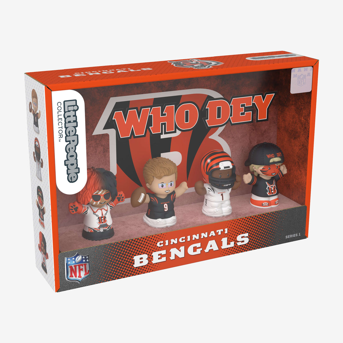 Little People Collector x NFL Cincinnati Bengals Set