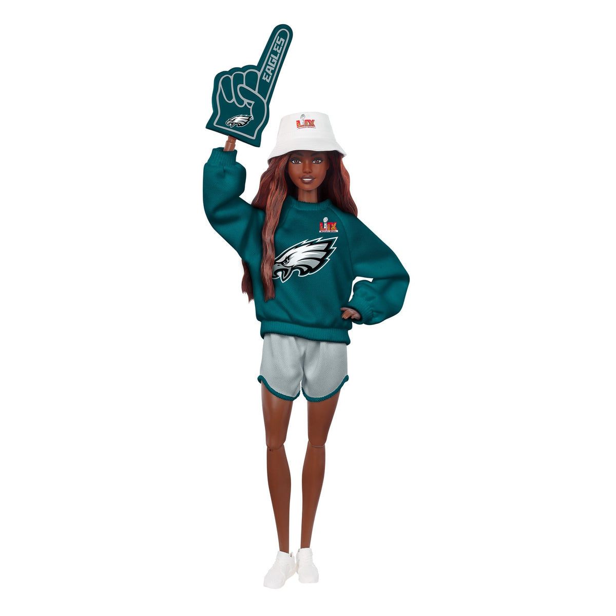 Barbie x Super Bowl Eagles Doll 1