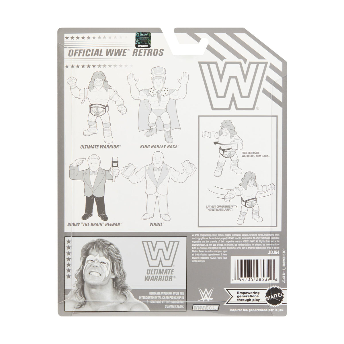 WWE Official Retro 4-Pack Action Figures