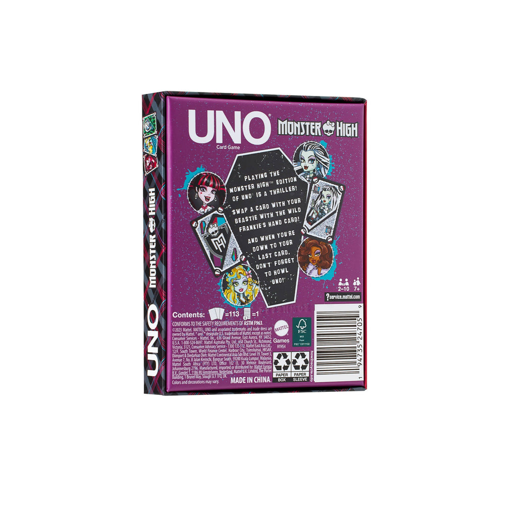 UNO Fandom Monster High Game Deck