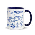 Hot Wheels Holiday Icons White Mug