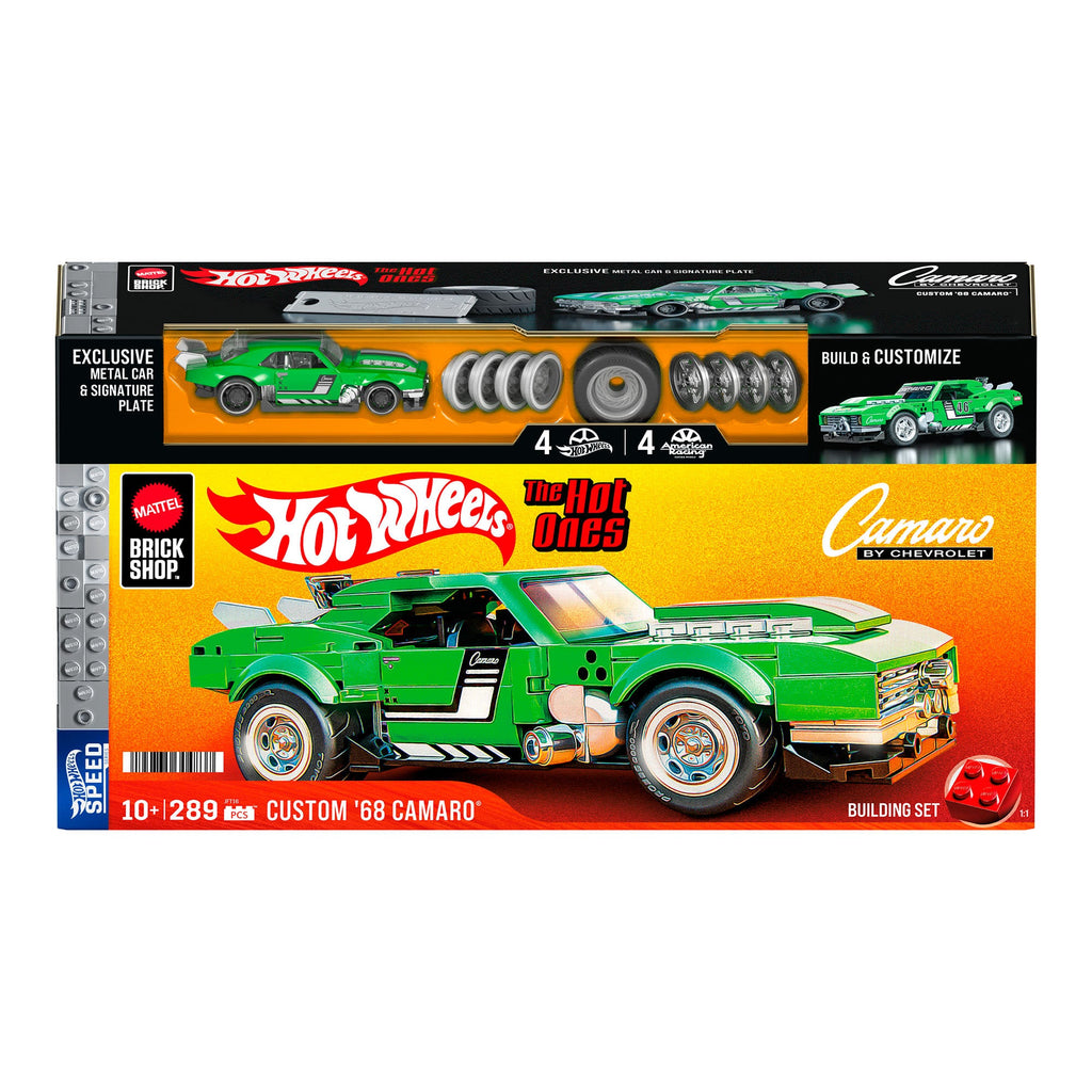 Mattel Brick Shop Hot Wheels Custom ’68 Camaro Building Set