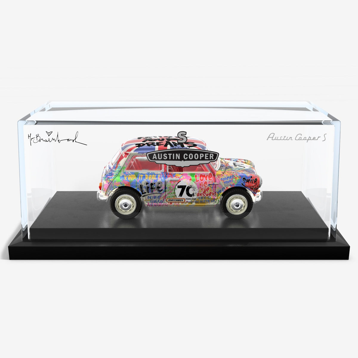 Matchbox x Mr Brainwash 1964 Austin Mini Cooper S