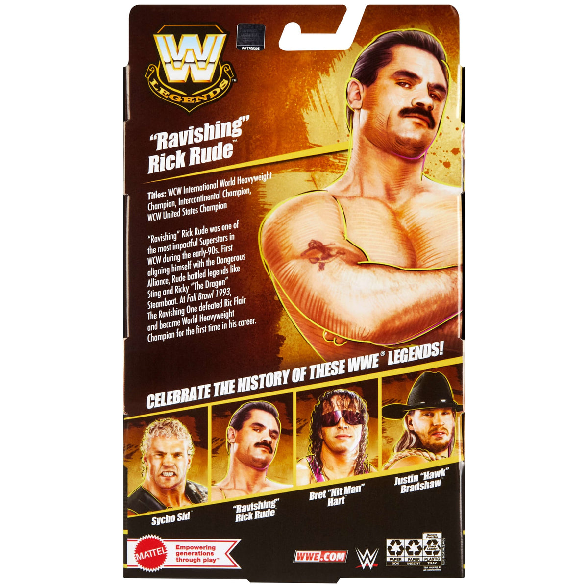 WWE Elite Legends “Ravishing” Rick Rude Action Figure