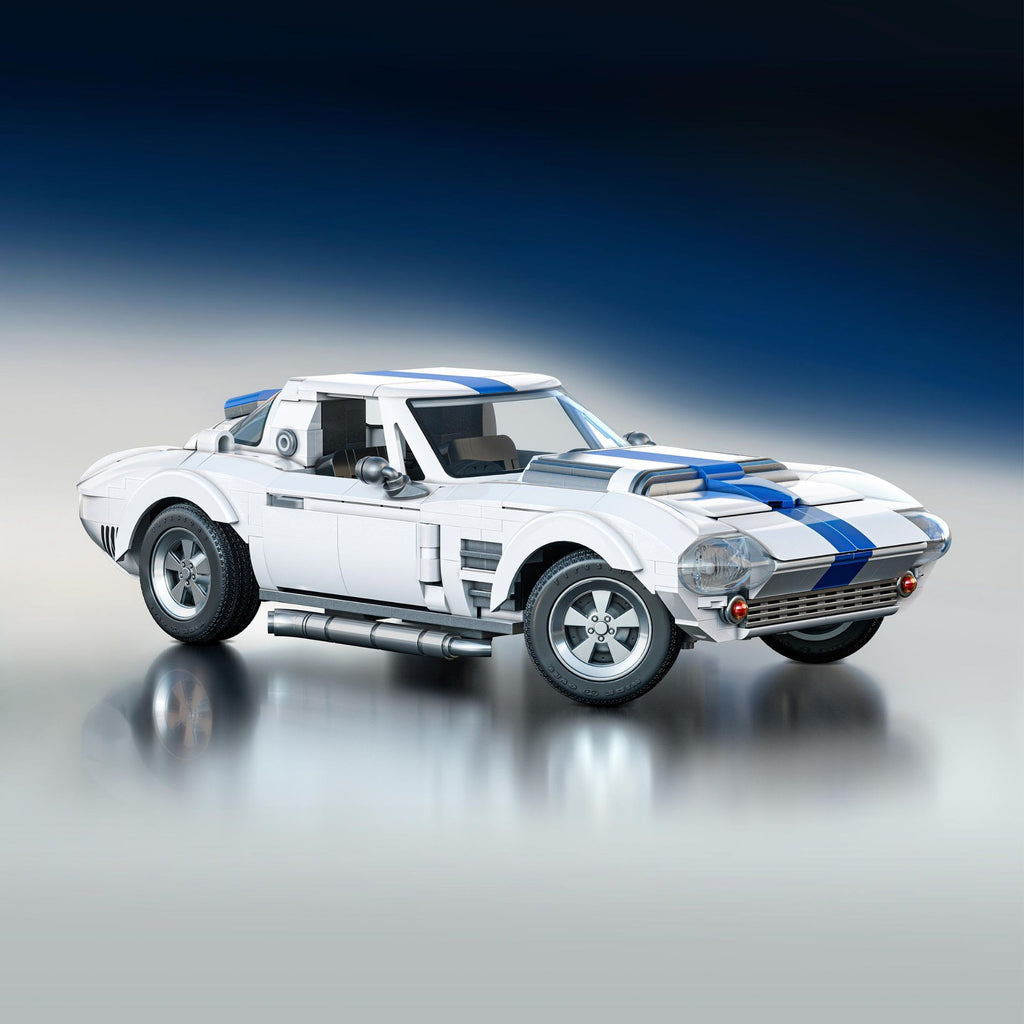 Mattel Brick Shop Hot Wheels Corvette Grand Sport Building Set