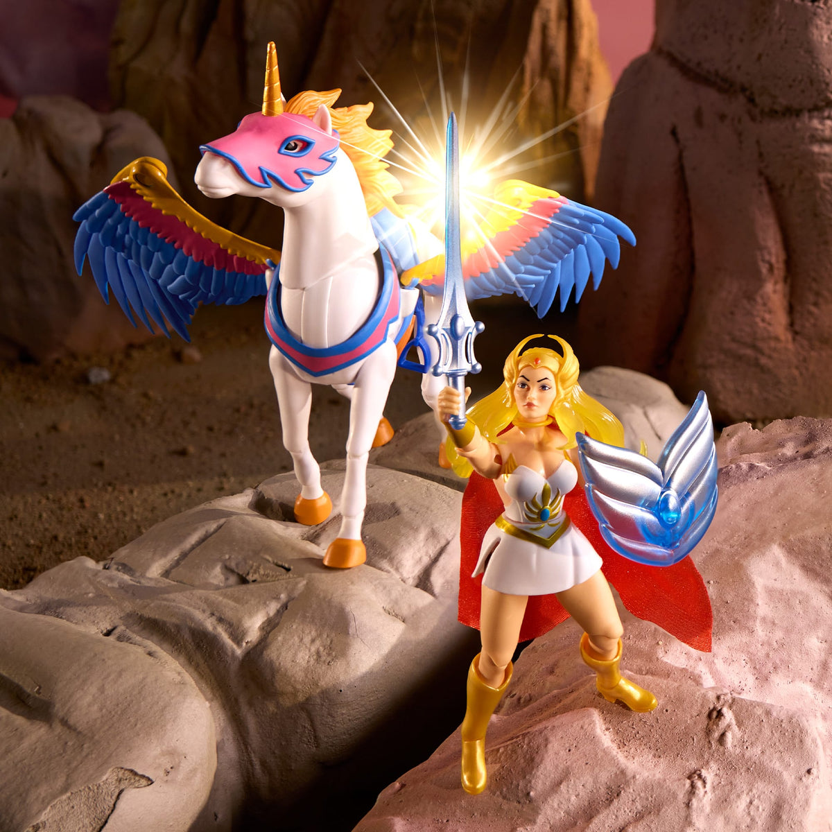 Masters of the Universe Origins She-Ra and Swift Wind 2-Pack