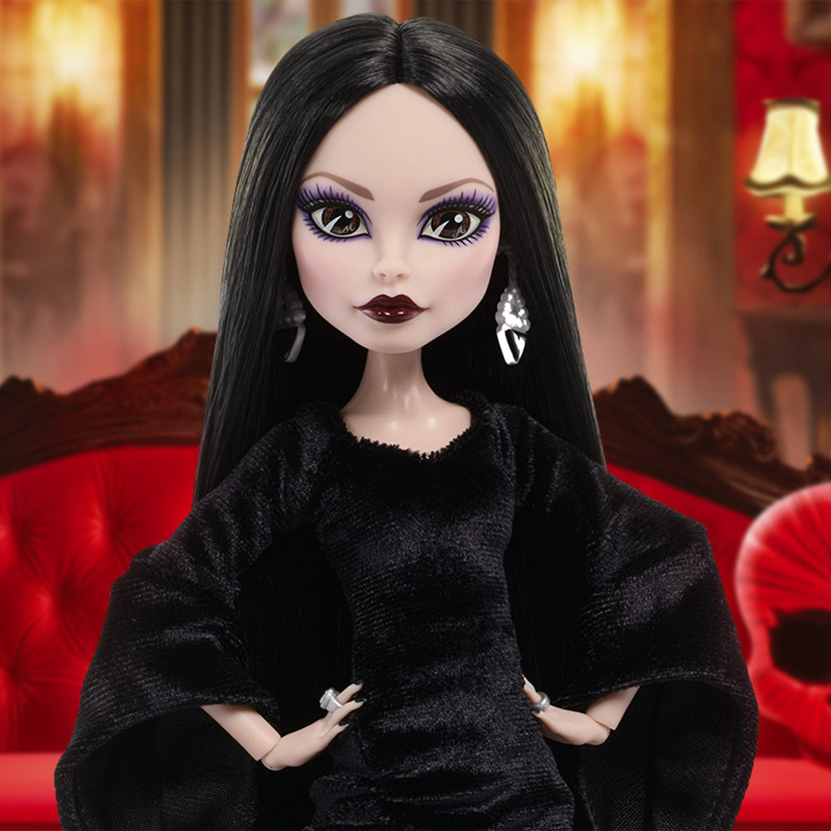 Monster High Wednesday Morticia Addams Skullector Doll