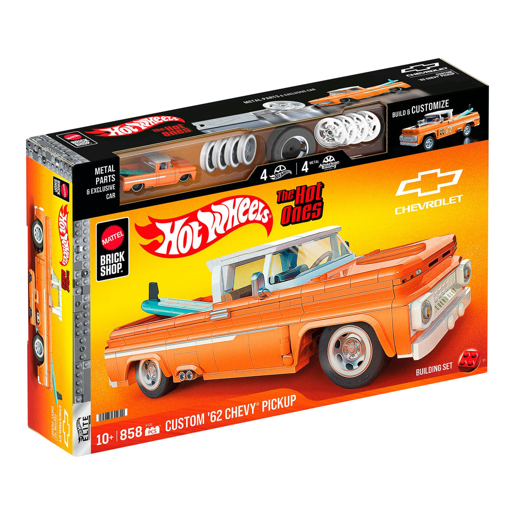 Mattel Brick Shop Hot Wheels Custom ’62 Chevy Pickup Building Set